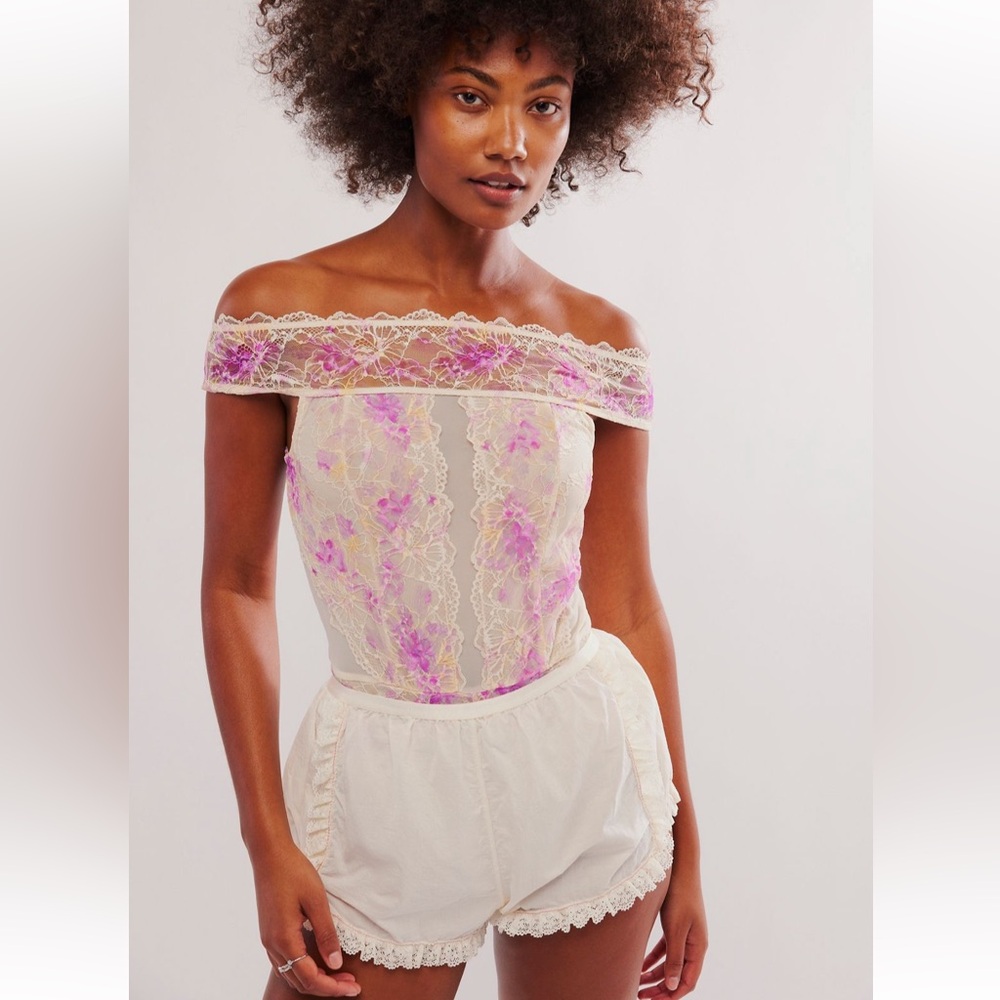 Free People - Spring Soirée Printed Bodysuit